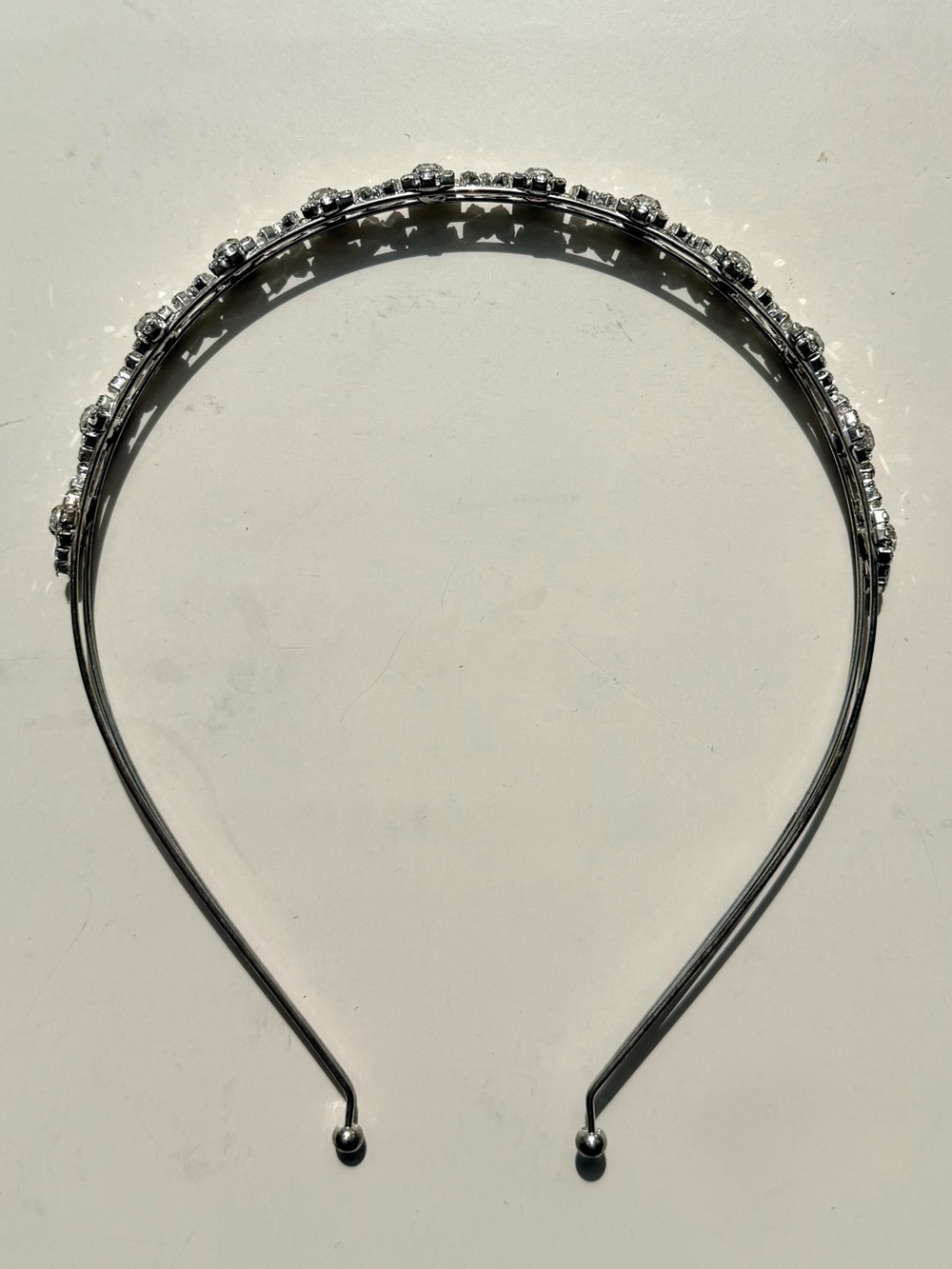 Rhinestone Crystal Tiara Headband - Bridal/Prom Hair Accessory